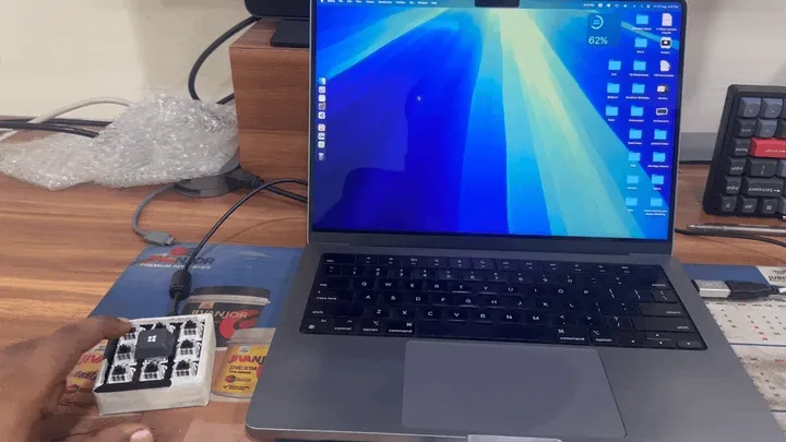 Single key press on macropad